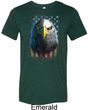 Eagle Stare Mens Tri Blend Crewneck Shirt