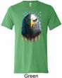 Eagle Stare Mens Tri Blend Crewneck Shirt