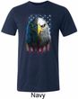 Eagle Stare Mens Tri Blend Crewneck Shirt
