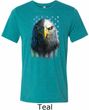 Eagle Stare Mens Tri Blend Crewneck Shirt