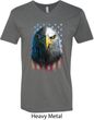 Eagle Stare Mens V-Neck Shirt