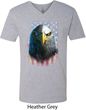 Eagle Stare Mens V-Neck Shirt