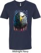 Eagle Stare Mens V-Neck Shirt
