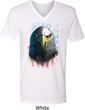 Eagle Stare Mens V-Neck Shirt