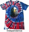 Eagle Stare Patriotic Tie Dye Shirt