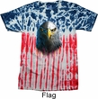 Eagle Stare Patriotic Tie Dye Shirt