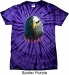 Eagle Stare Spider Tie Dye Shirt