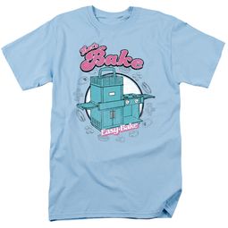 Easy Bake Lets Bake Adult T-shirt - Light Blue
