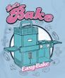 Easy Bake Lets Bake Adult T-shirt - Light Blue