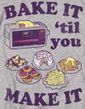 Easy Bake Make It Adult T-shirt - Athletic Heather Gray
