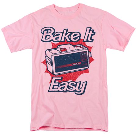 Easy Bake Oven Bake it Easy Adult T-shirt - Pink