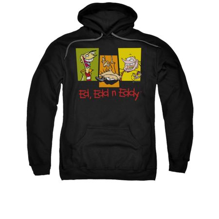 Ed, Edd N Eddy Hoodie Sweatshirt 3 Ed's Black Adult Hoody Sweat Shirt