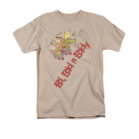 Ed, Edd N Eddy Shirt Downhill Adult Safari Green Tee T-Shirt