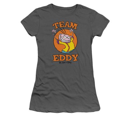 Ed, Edd N Eddy Shirt Juniors Team Eddy Charcoal Tee T-Shirt