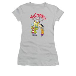 Ed, Edd N Eddy Shirt Juniors Victory Silver Tee T-Shirt