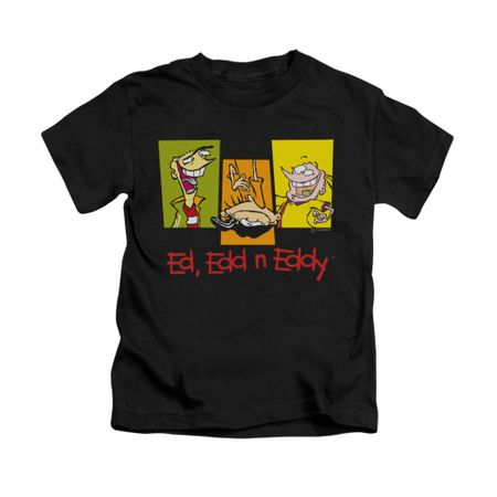 Ed, Edd N Eddy Shirt Kids 3 Ed's Black Youth Tee T-Shirt