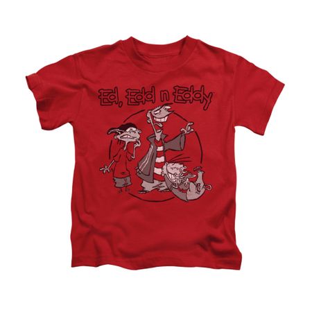 Ed, Edd N Eddy Shirt Kids Gang Red Youth Tee T-Shirt