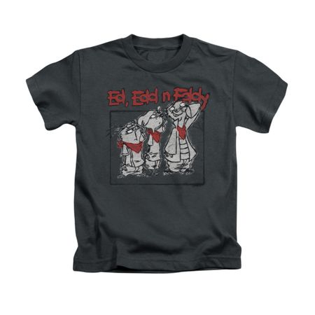 Ed, Edd N Eddy Shirt Kids Stand By Me Charcoal Youth Tee T-Shirt