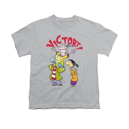 Ed, Edd N Eddy Shirt Kids Victory Silver Youth Tee T-Shirt