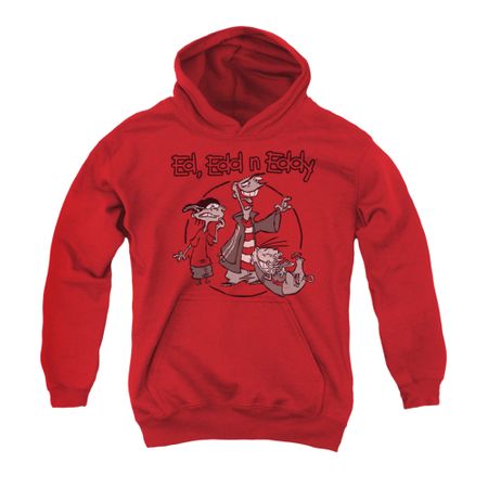 Ed, Edd N Eddy Youth Hoodie Gang Red Kids Hoody