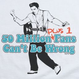 Elvis Presley 50 Million Fans Plus 1 Shirts