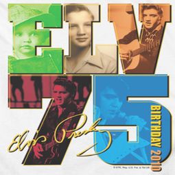Elvis Presley 75 Year Birthday Shirts