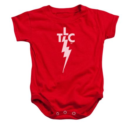 Elvis Presley Baby Romper TLC Logo Red Infant Babies Creeper
