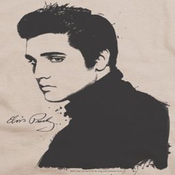 Elvis Presley Black Paint Shirts