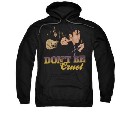 Elvis Presley Hoodie Don't Be Cruel Black Sweatshirt Hoody