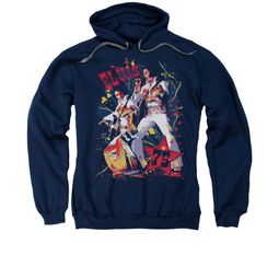 Elvis Presley Hoodie Eagle Navy Sweatshirt Hoody Elvis Presley Hoodie Eagle Navy Sweatshirt Hoody