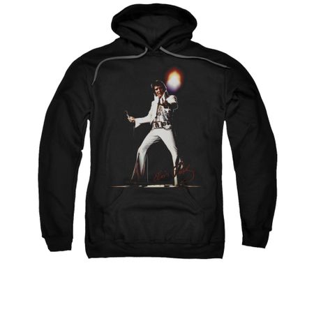 Elvis Presley Hoodie Glorious Black Sweatshirt Hoody