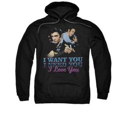 Elvis Presley Hoodie I Want You Black Sweatshirt Hoody Elvis Presley Hoodie I Want You Black Sweatshirt Hoody