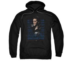 Elvis Presley Hoodie Icon Black Sweatshirt Hoody
