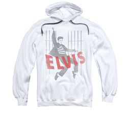 Elvis Presley Hoodie Iconic Pose White Sweatshirt Hoody Elvis Presley Hoodie Iconic Pose White Sweatshirt Hoody