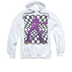 Elvis Presley Hoodie Let's Rock White Sweatshirt Hoody