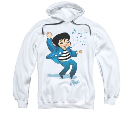 Elvis Presley Hoodie Lil Jailbird White Sweatshirt Hoody