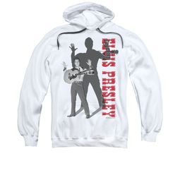 Elvis Presley Hoodie Look No Hands White Sweatshirt Hoody Elvis Presley Hoodie Look No Hands White Sweatshirt Hoody