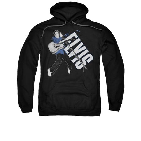 Elvis Presley Hoodie On His Toes Black Sweatshirt Hoody