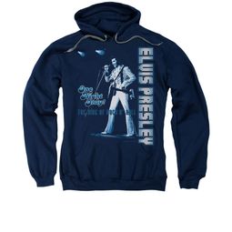 Elvis Presley Hoodie One Night Only Navy Sweatshirt Hoody Elvis Presley Hoodie One Night Only Navy Sweatshirt Hoody
