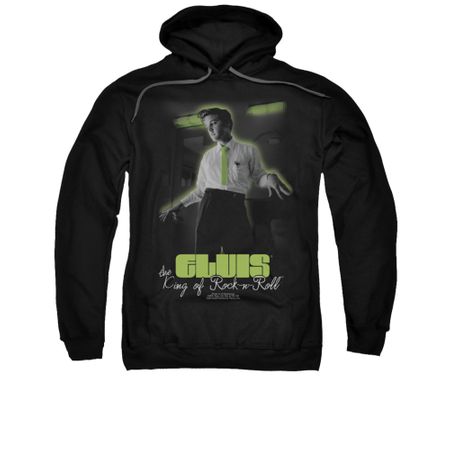 Elvis Presley Hoodie Practice Makes Perfect Black Sweatshirt Hoody
