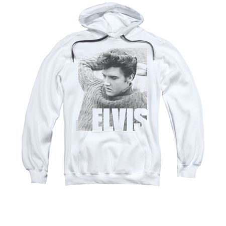 Elvis Presley Hoodie Relaxing Sweater White Sweatshirt Hoody