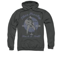 Elvis Presley Hoodie Rock & Roll Charcoal Sweatshirt Hoody Elvis Presley Hoodie Rock & Roll Charcoal Sweatshirt Hoody