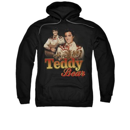 Elvis Presley Hoodie Teddy Bears Black Sweatshirt Hoody