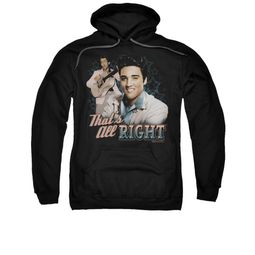 Elvis Presley Hoodie That's All Right Black Sweatshirt Hoody