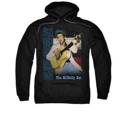 Elvis Presley Hoodie The Hillbilly Cat Black Sweatshirt Hoody Elvis Presley Hoodie The Hillbilly Cat Black Sweatshirt Hoody
