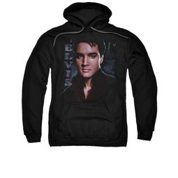 Elvis Presley Hoodie Tough Poster Black Sweatshirt Hoody