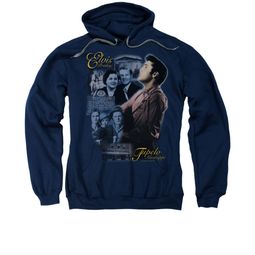Elvis Presley Hoodie Tupelo Navy Sweatshirt Hoody