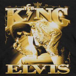 Elvis Presley In Gold Shirts