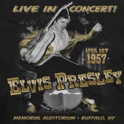 Elvis Presley Live In Buffalo Shirts