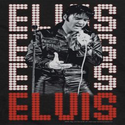 Elvis Presley Name In Lights Shirts